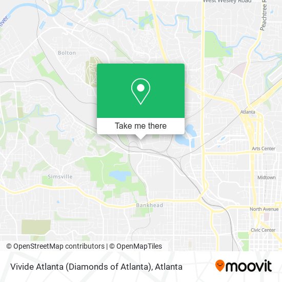 Mapa de Vivide Atlanta (Diamonds of Atlanta)