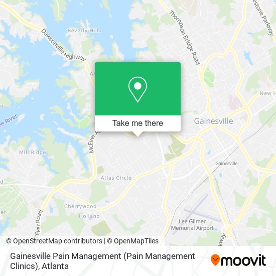 Mapa de Gainesville Pain Management (Pain Management Clinics)