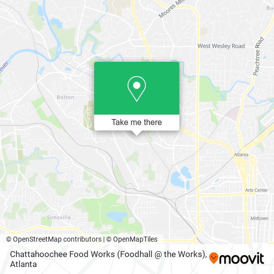 Chattahoochee Food Works (Foodhall @ the Works) map