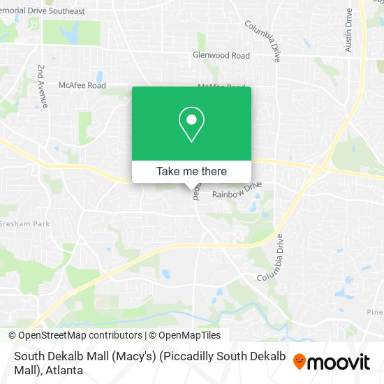 South Dekalb Mall (Macy's) (Piccadilly South Dekalb Mall) map