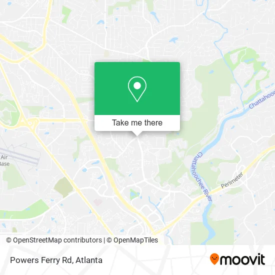 Mapa de Powers Ferry Rd