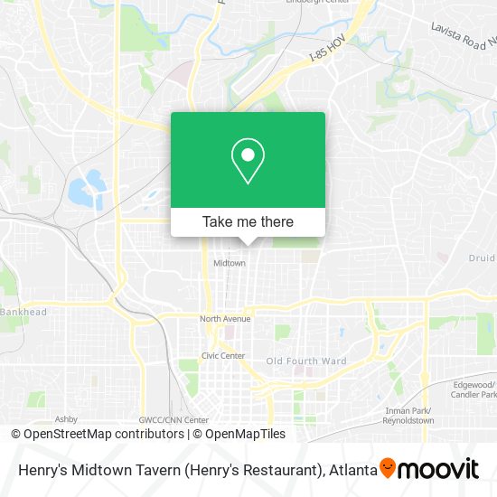 Mapa de Henry's Midtown Tavern (Henry's Restaurant)