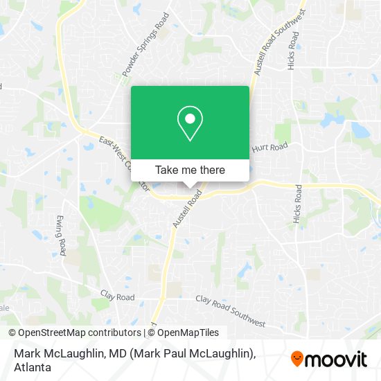 Mark McLaughlin, MD (Mark Paul McLaughlin) map