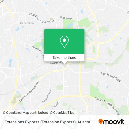 Extensions Express (Extension Express) map