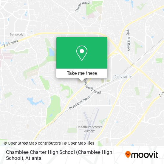 Mapa de Chamblee Charter High School