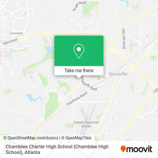 Chamblee Charter High School map