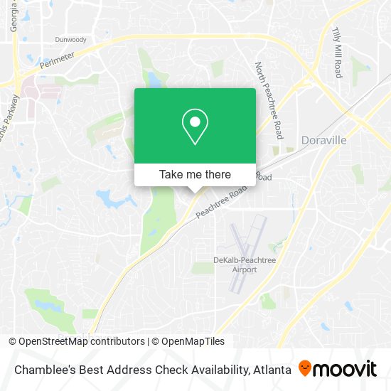 Mapa de Chamblee's Best Address Check Availability