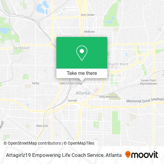 Attagirlz19 Empowering Life Coach Service map