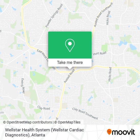 Mapa de Wellstar Health System (Wellstar Cardiac Diagnostics)