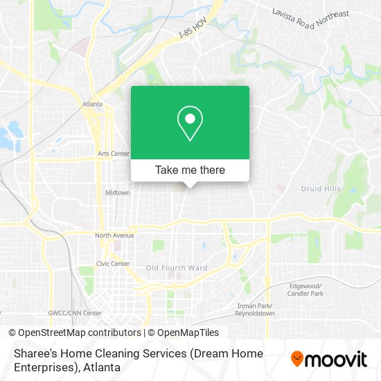 Mapa de Sharee's Home Cleaning Services (Dream Home Enterprises)