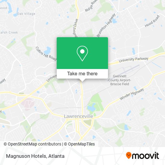 Mapa de Magnuson Hotels