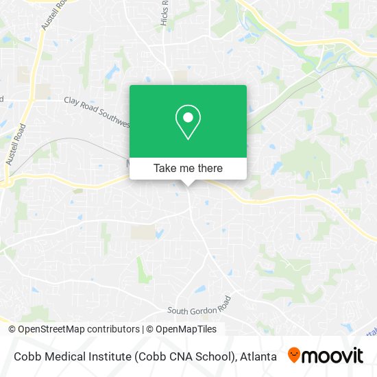 Mapa de Cobb Medical Institute (Cobb CNA School)