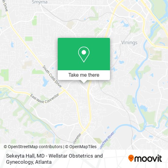 Sekeyta Hall, MD - Wellstar Obstetrics and Gynecology map