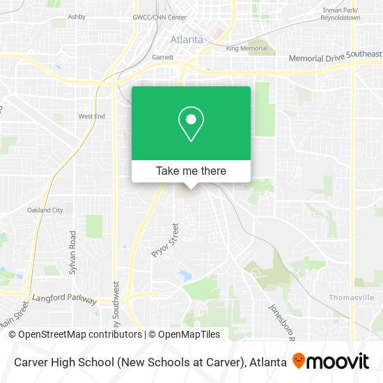 Carver High School (New Schools at Carver) map