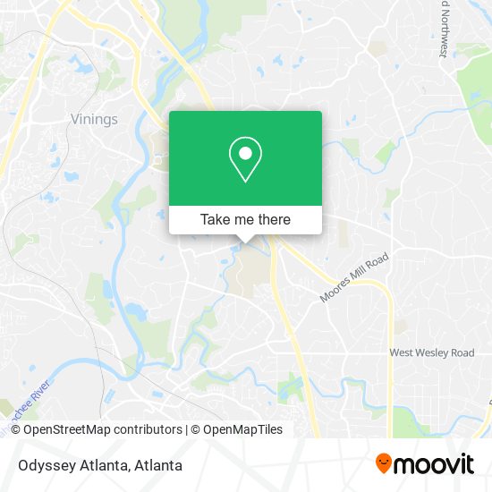 Mapa de Odyssey Atlanta