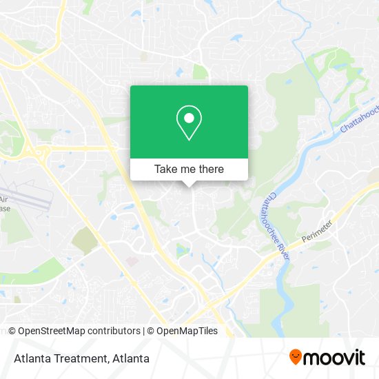 Mapa de Atlanta Treatment