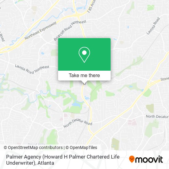 Mapa de Palmer Agency (Howard H Palmer Chartered Life Underwriter)