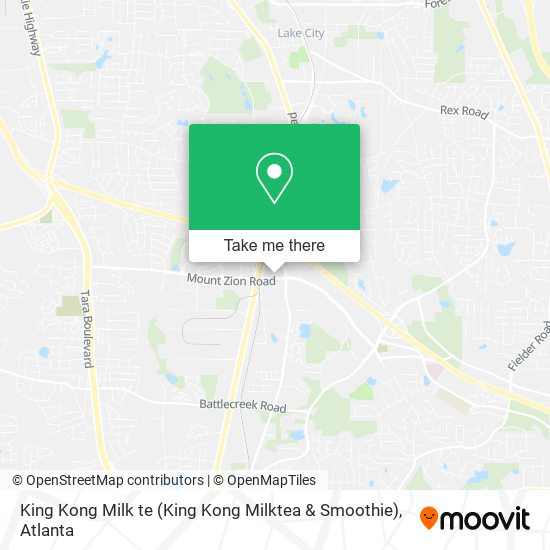 Mapa de King Kong Milk te (King Kong Milktea & Smoothie)