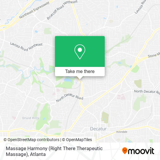 Mapa de Massage Harmony (Right There Therapeutic Massage)