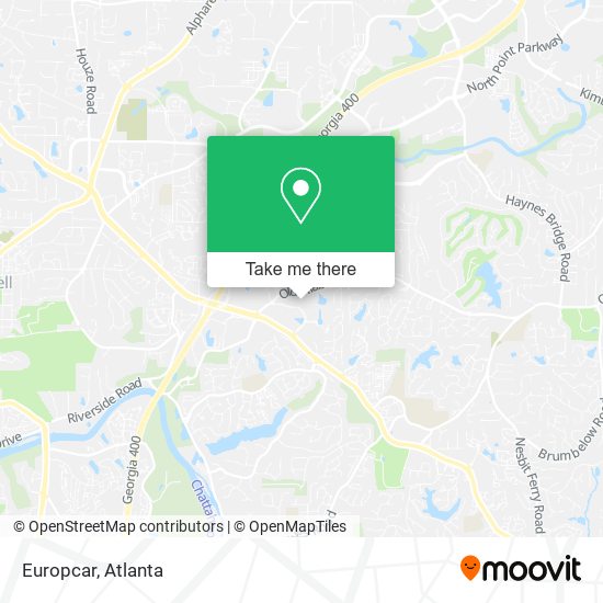 Europcar map