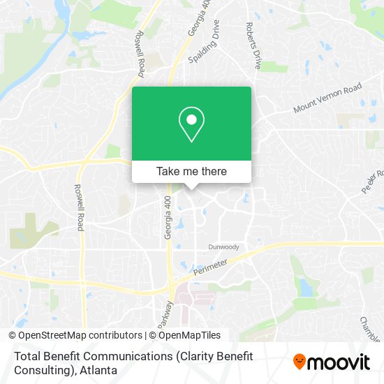 Mapa de Total Benefit Communications (Clarity Benefit Consulting)