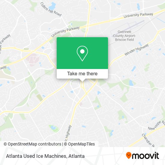 Atlanta Used Ice Machines map