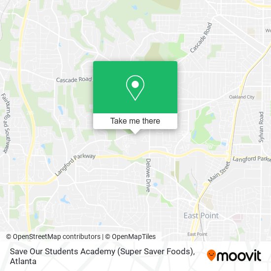 Mapa de Save Our Students Academy (Super Saver Foods)