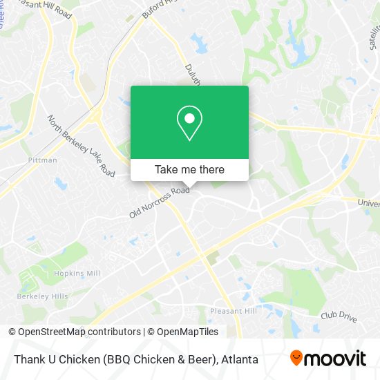 Mapa de Thank U Chicken (BBQ Chicken & Beer)