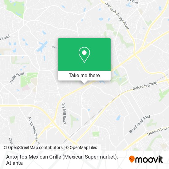 Mapa de Antojitos Mexican Grille (Mexican Supermarket)