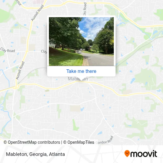 Mableton, Georgia map