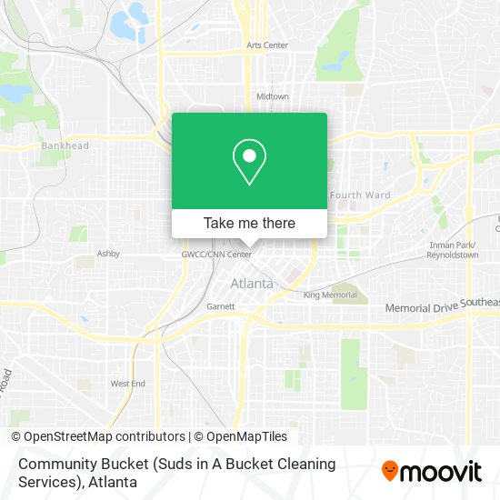 Mapa de Community Bucket (Suds in A Bucket Cleaning Services)