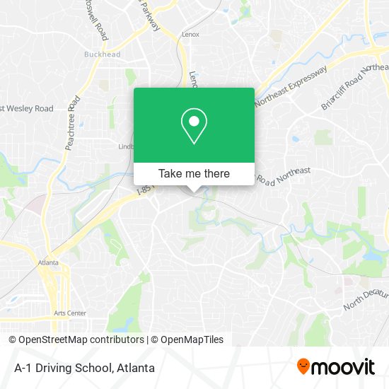 A-1 Driving School map