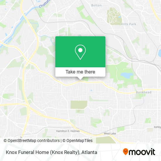 Mapa de Knox Funeral Home (Knox Realty)