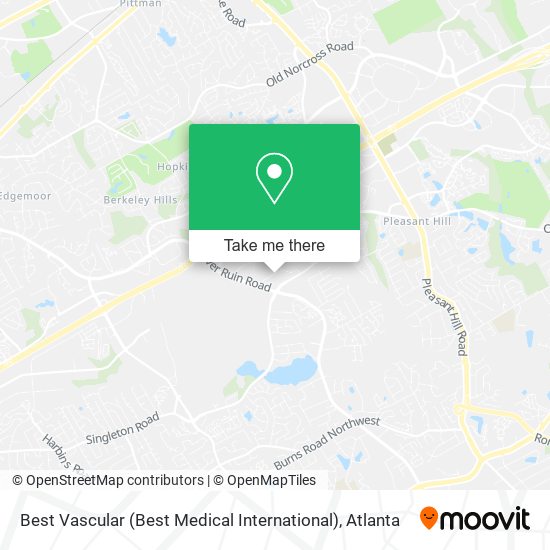 Best Vascular (Best Medical International) map