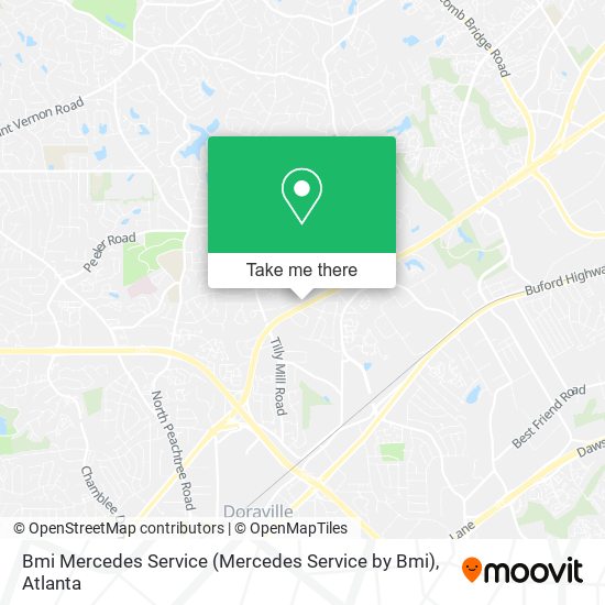 Mapa de Bmi Mercedes Service