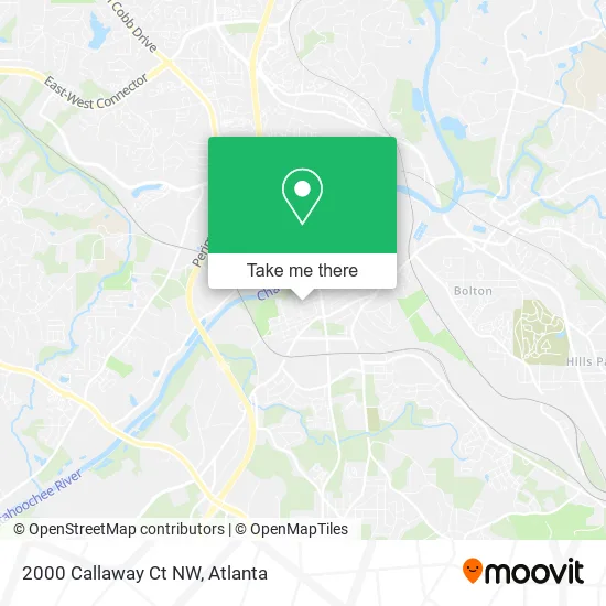 Mapa de 2000 Callaway Ct NW