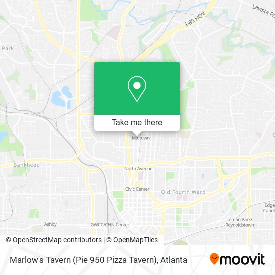 Mapa de Marlow's Tavern (Pie 950 Pizza Tavern)