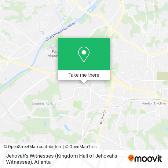 Mapa de Jehovah's Witnesses (Kingdom Hall of Jehovahs Witnesses)