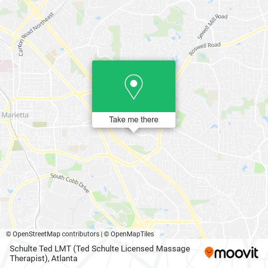 Mapa de Schulte Ted LMT (Ted Schulte Licensed Massage Therapist)