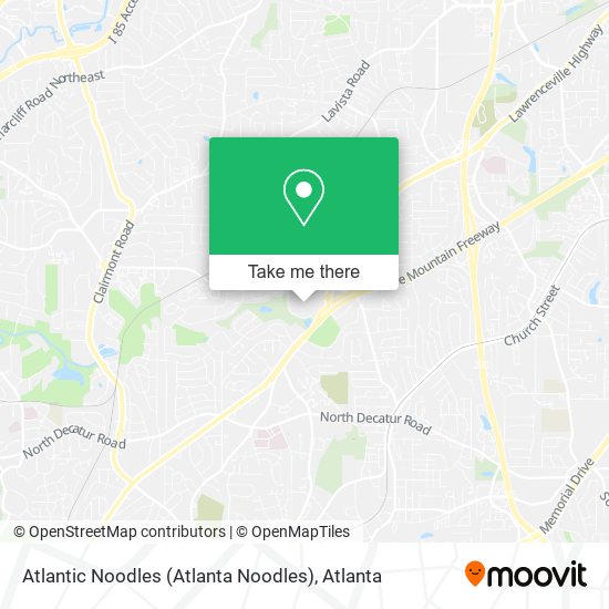 Mapa de Atlantic Noodles (Atlanta Noodles)