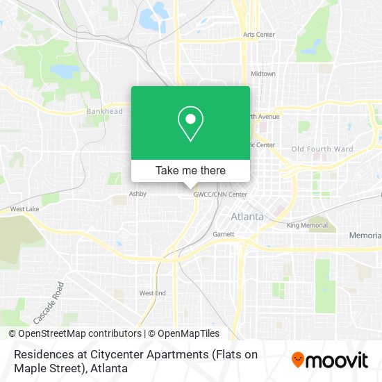 Residences at Citycenter Apartments (Flats on Maple Street) map