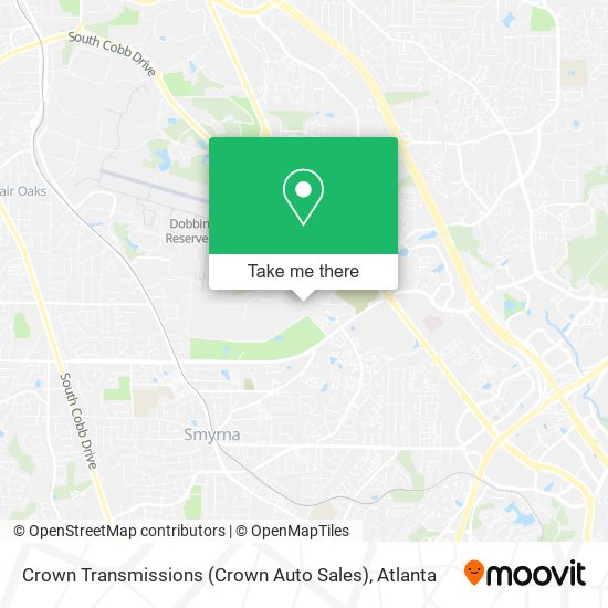 Mapa de Crown Transmissions (Crown Auto Sales)