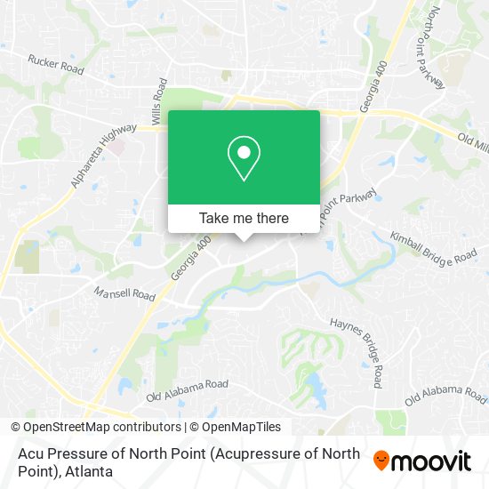 Acu Pressure of North Point (Acupressure of North Point) map