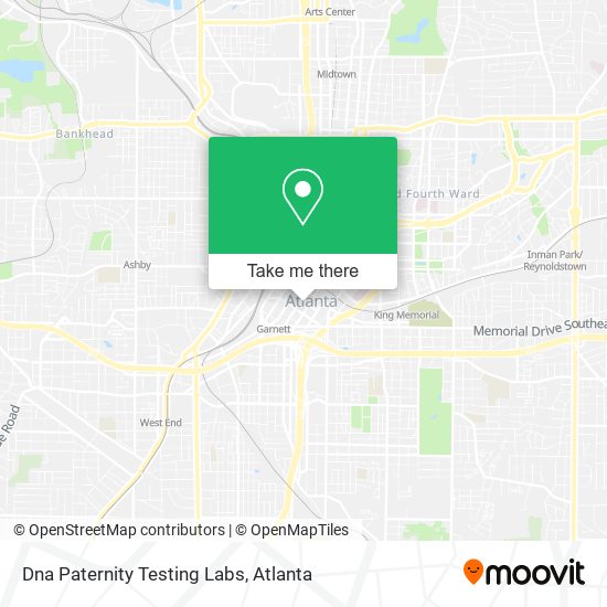 Mapa de Dna Paternity Testing Labs