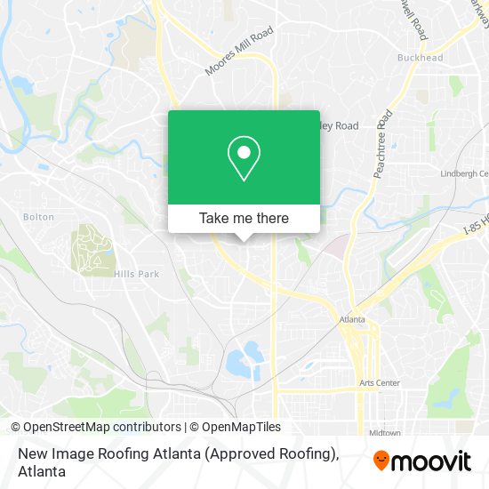 Mapa de New Image Roofing Atlanta (Approved Roofing)