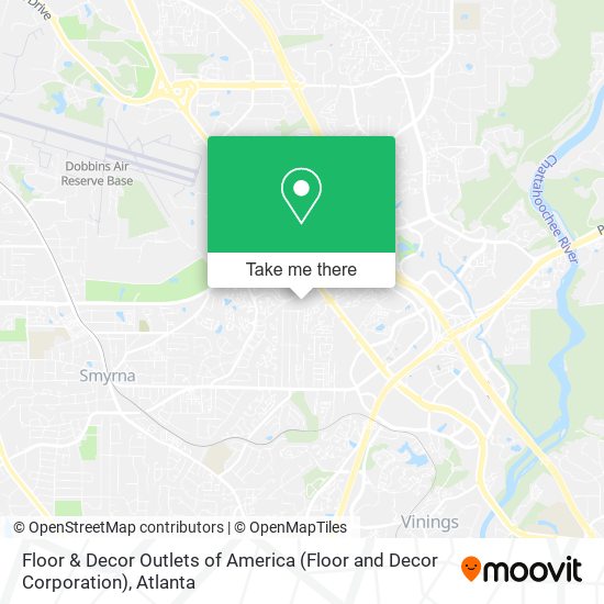 Mapa de Floor & Decor Outlets of America (Floor and Decor Corporation)