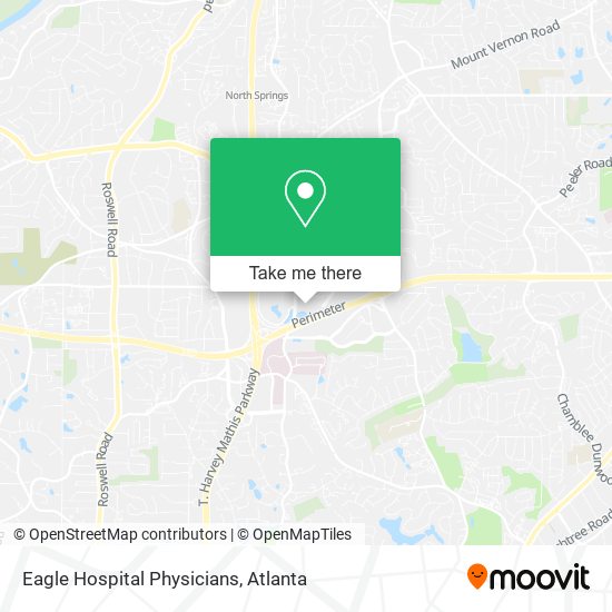 Mapa de Eagle Hospital Physicians
