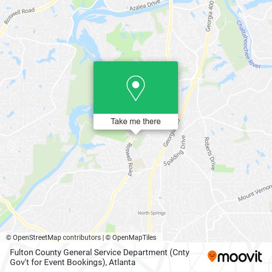 Fulton County General Service Department (Cnty Gov't for Event Bookings) map