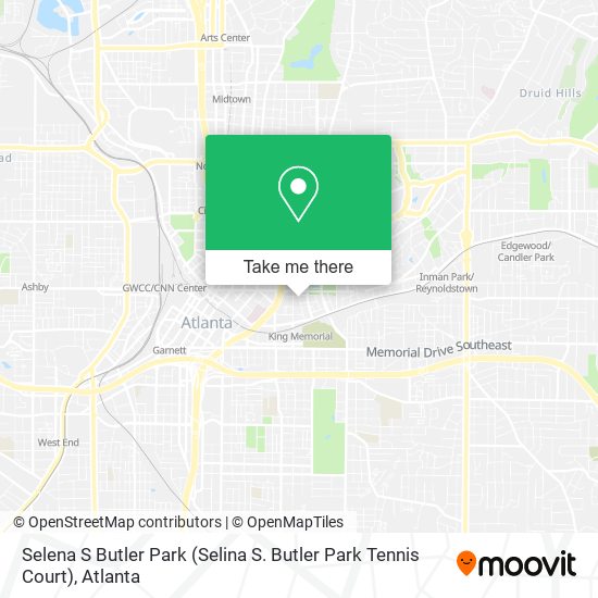 Mapa de Selena S Butler Park (Selina S. Butler Park Tennis Court)