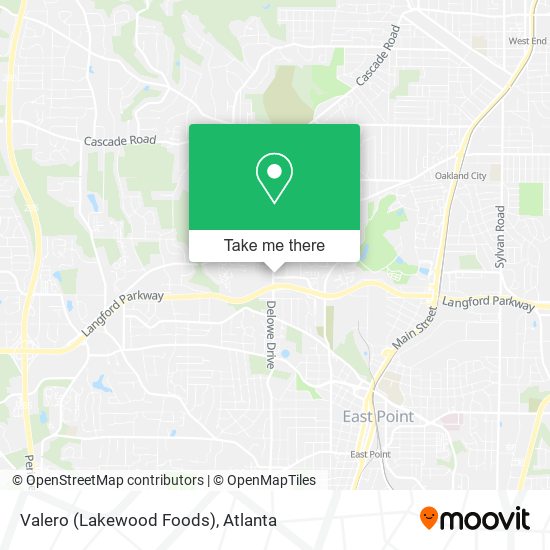 Mapa de Valero (Lakewood Foods)